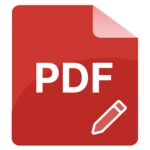 pdf text editor android application logo